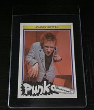 Johnny Rotten Rookie Card 1977