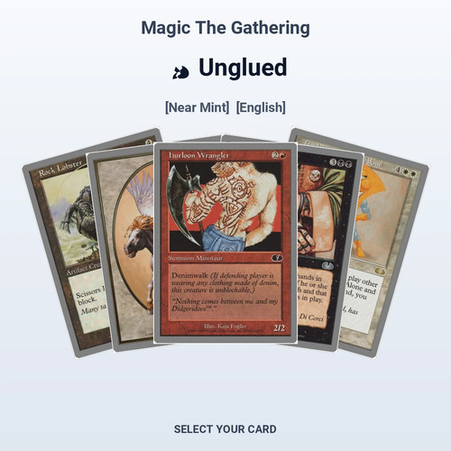 Magic the gathering - the, unglued
