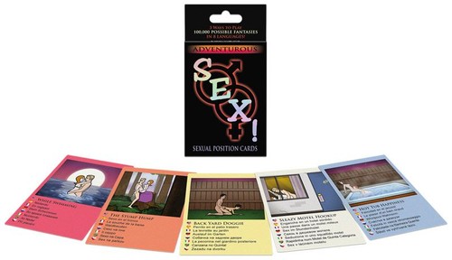 Adventurous sex card - adventurous,
